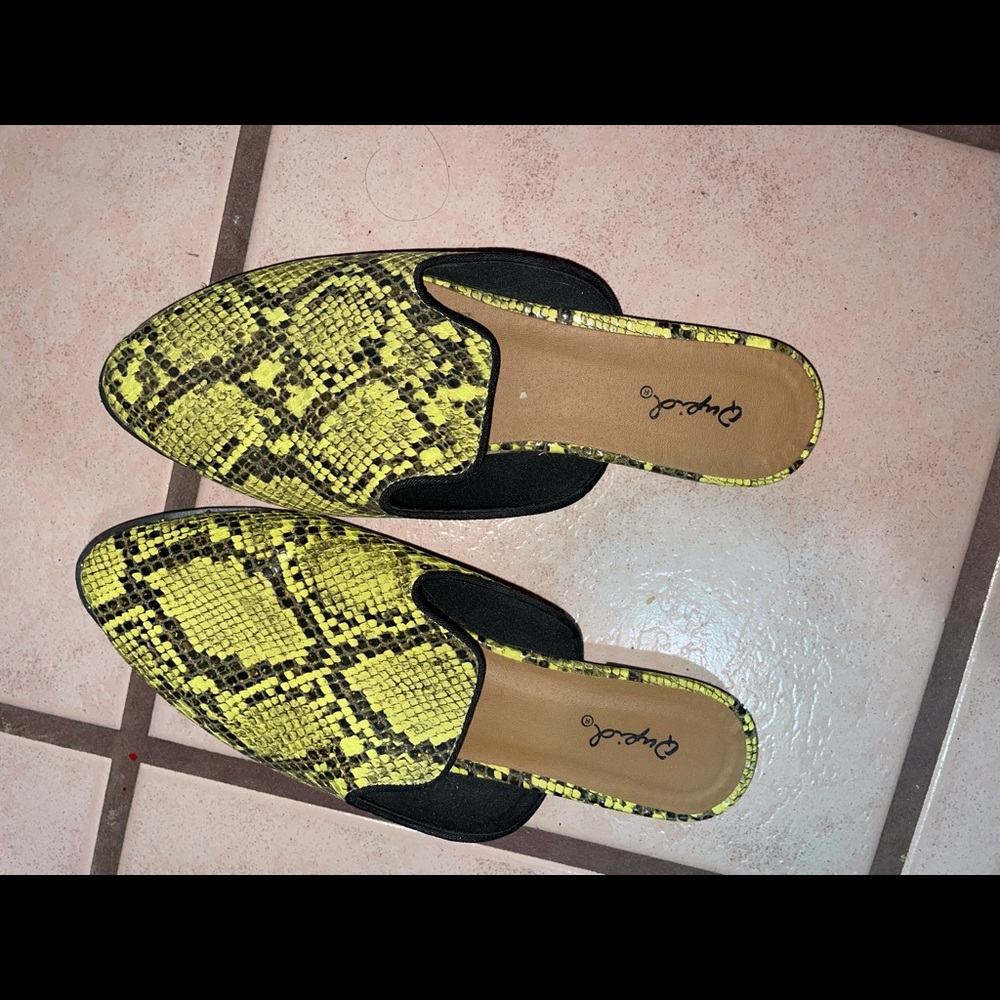 Snake Print Slip On